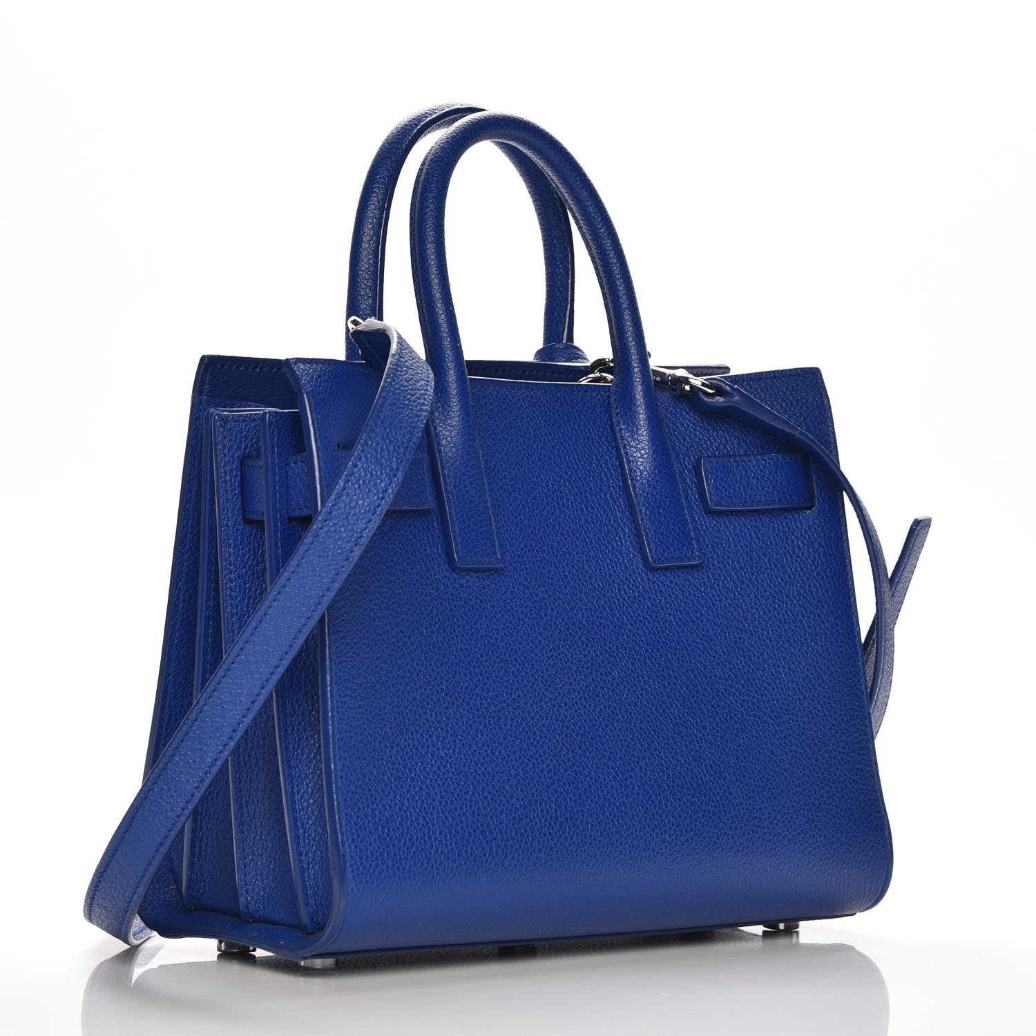 Saint Laurent Calfskin Nano Sac De Jour Cobalt Blue 4 of 9