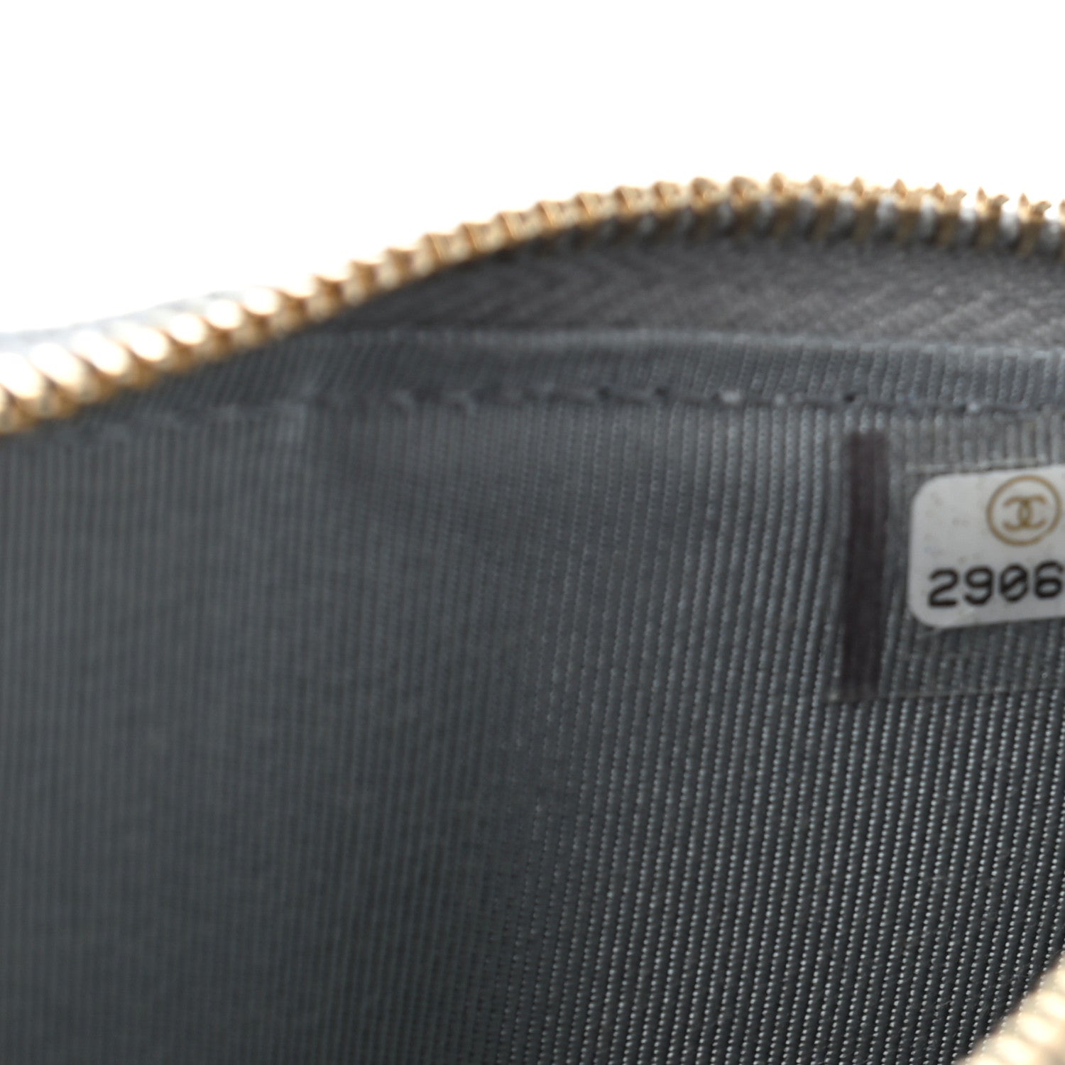 Chanel Caviar Quilted Classic iPhone Pouch Grey 7 of 8