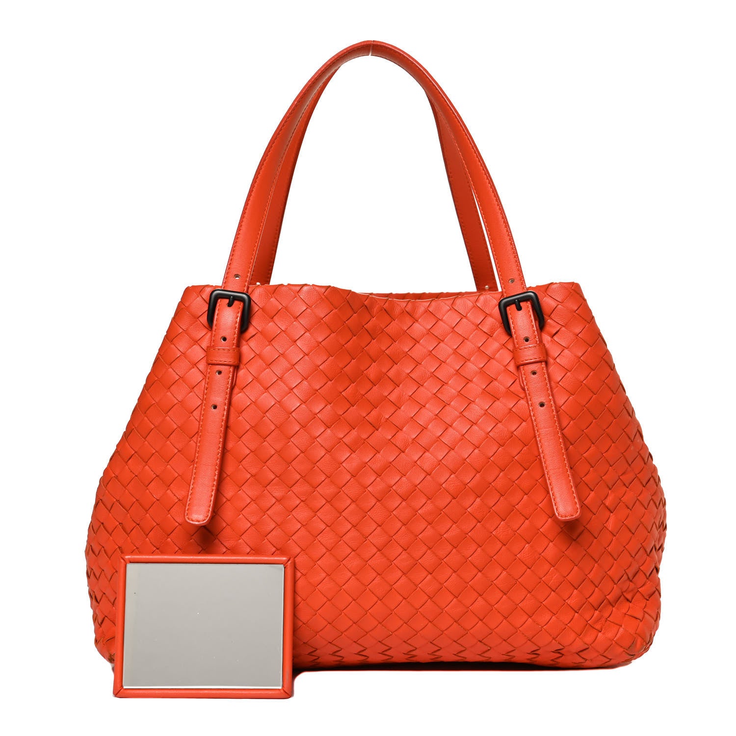 Bottega Veneta Nappa Intrecciato Medium Seamless Tote Tangerine 1 of 12