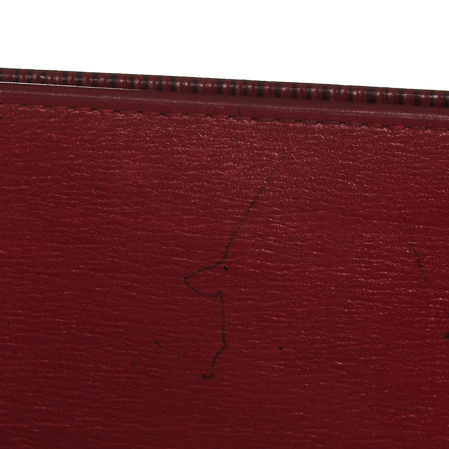 Louis Vuitton Epi Checkbook Organizer Wallet Castillan Red 7 of 9