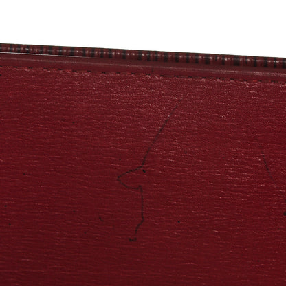 Louis Vuitton Epi Checkbook Organizer Wallet Castillan Red 7 of 9