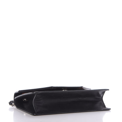 Saint Laurent Calfskin Prairie Flower Printed Mini Betty Black 4 of 12