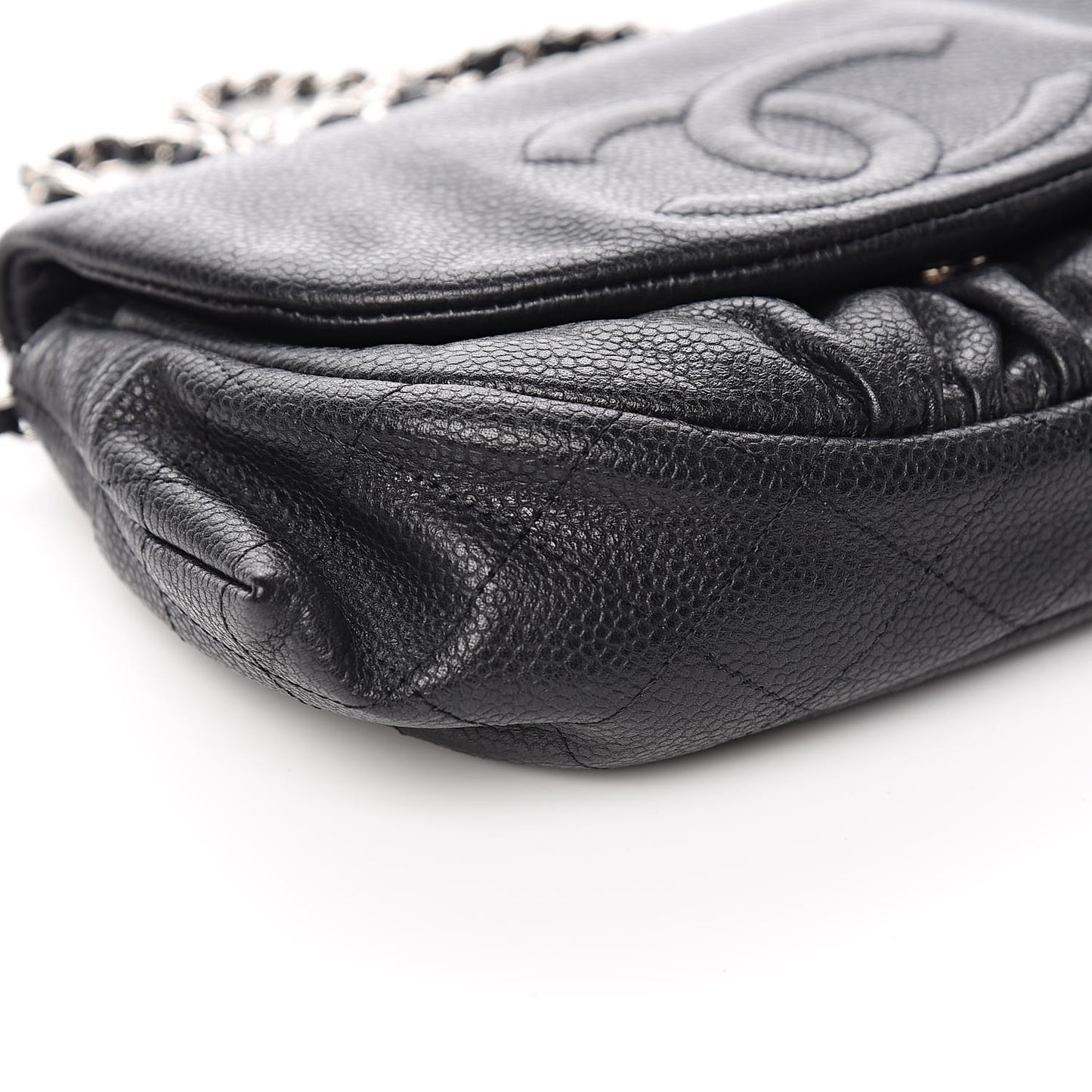 Caviar Half Moon Wallet On Chain WOC Black