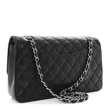 Chanel Caviar Quilted Medium Double Flap Black 3 of 11
