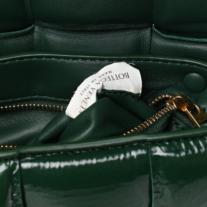 Bottega Veneta Textured Deerskin Maxi Intrecciato Padded Cassette Crossbody Bag Raintree 7 of 11
