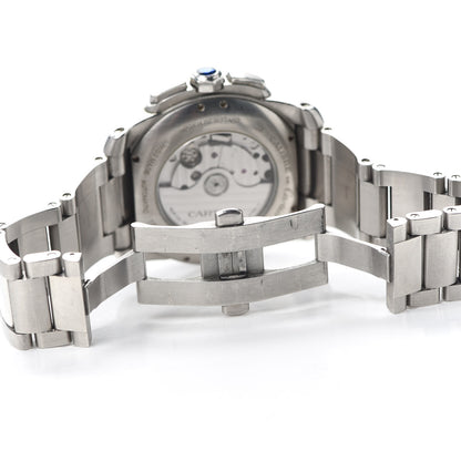 Cartier Stainless Steel 42mm Calibre de Cartier Chronograph Automatic Watch Black 5 of 5