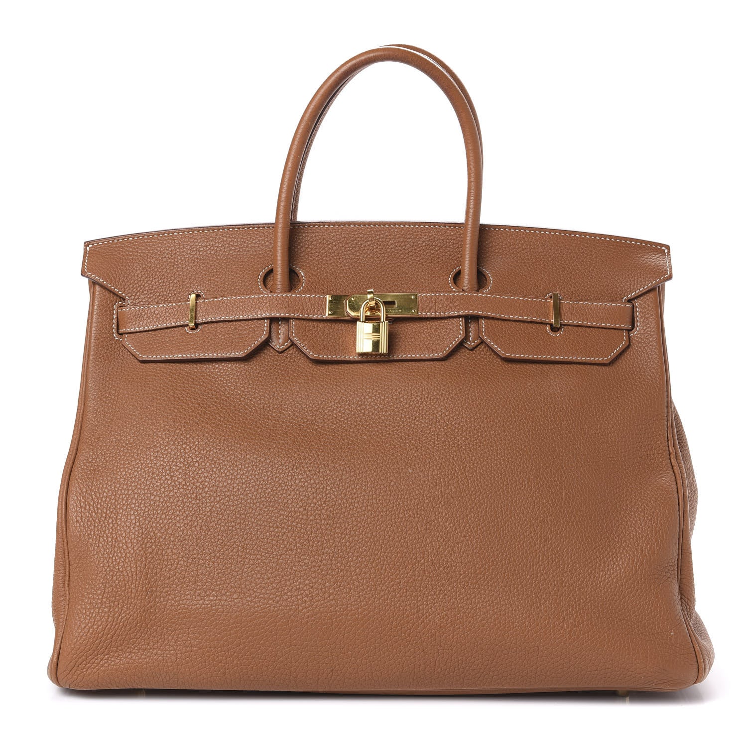 Hermes Togo Birkin 40 Gold 1 of 9