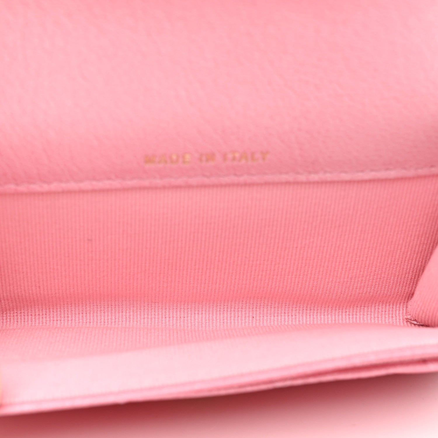 Chanel Cloudy Pearly Goatskin Quilted Flap Card Holder Wallet Light Pink 5 of 8