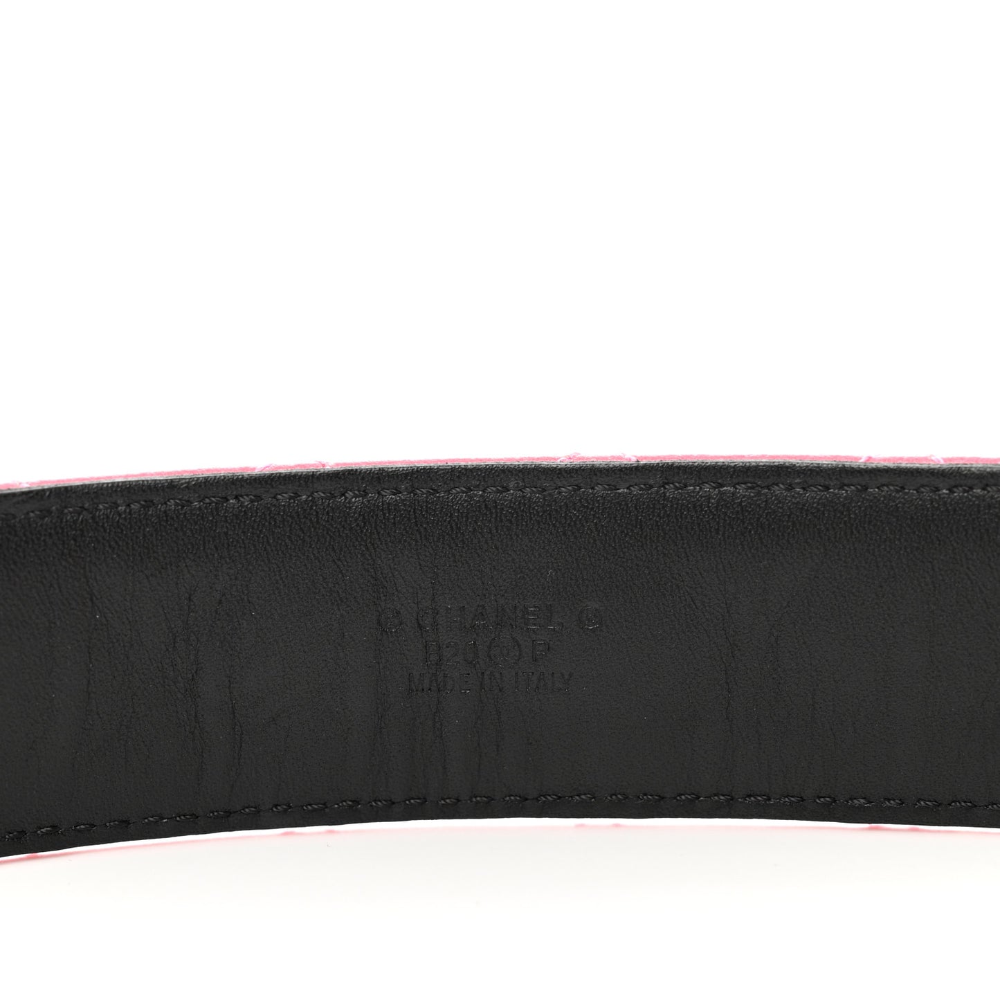 Caviar Quilted CC Chain Belt 75 30 Pink