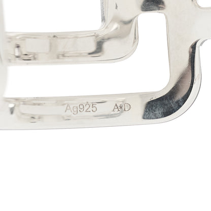 Hermes Sterling Silver Arcane Cuff Bracelet 3 of 4