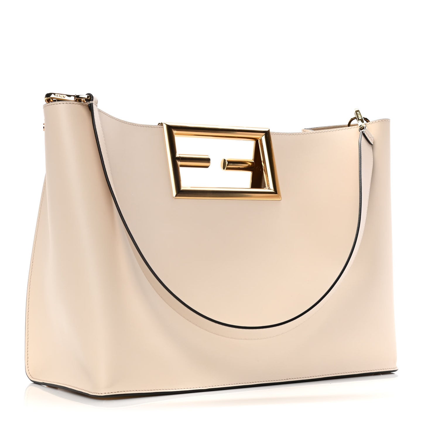 Vitello King Medium Fendi Way Tote Camelia