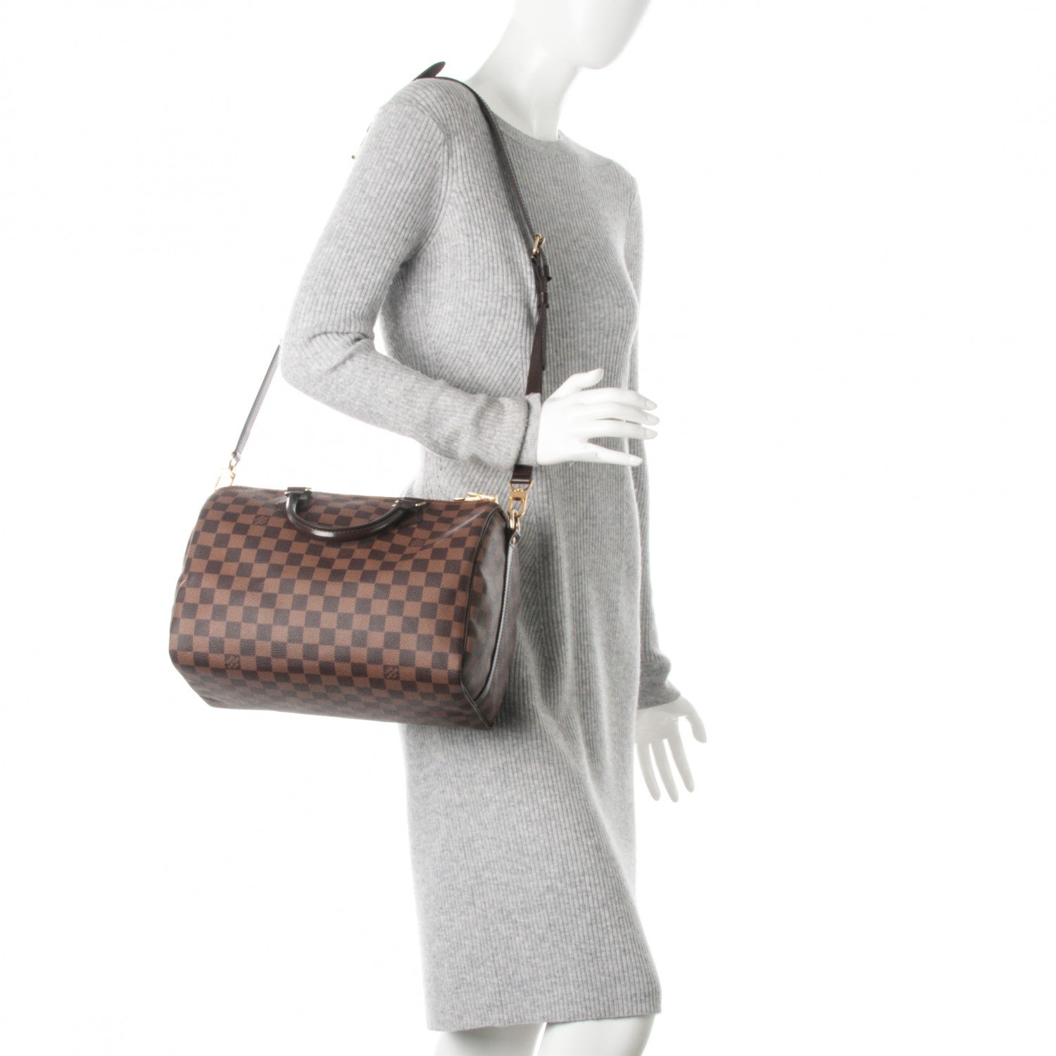 Louis Vuitton Damier Ebene Speedy Bandouliere 30 2 of 9