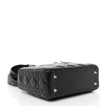 Christian Dior Lambskin Cannage Small My ABCDior Lady Dior Black 4 of 10