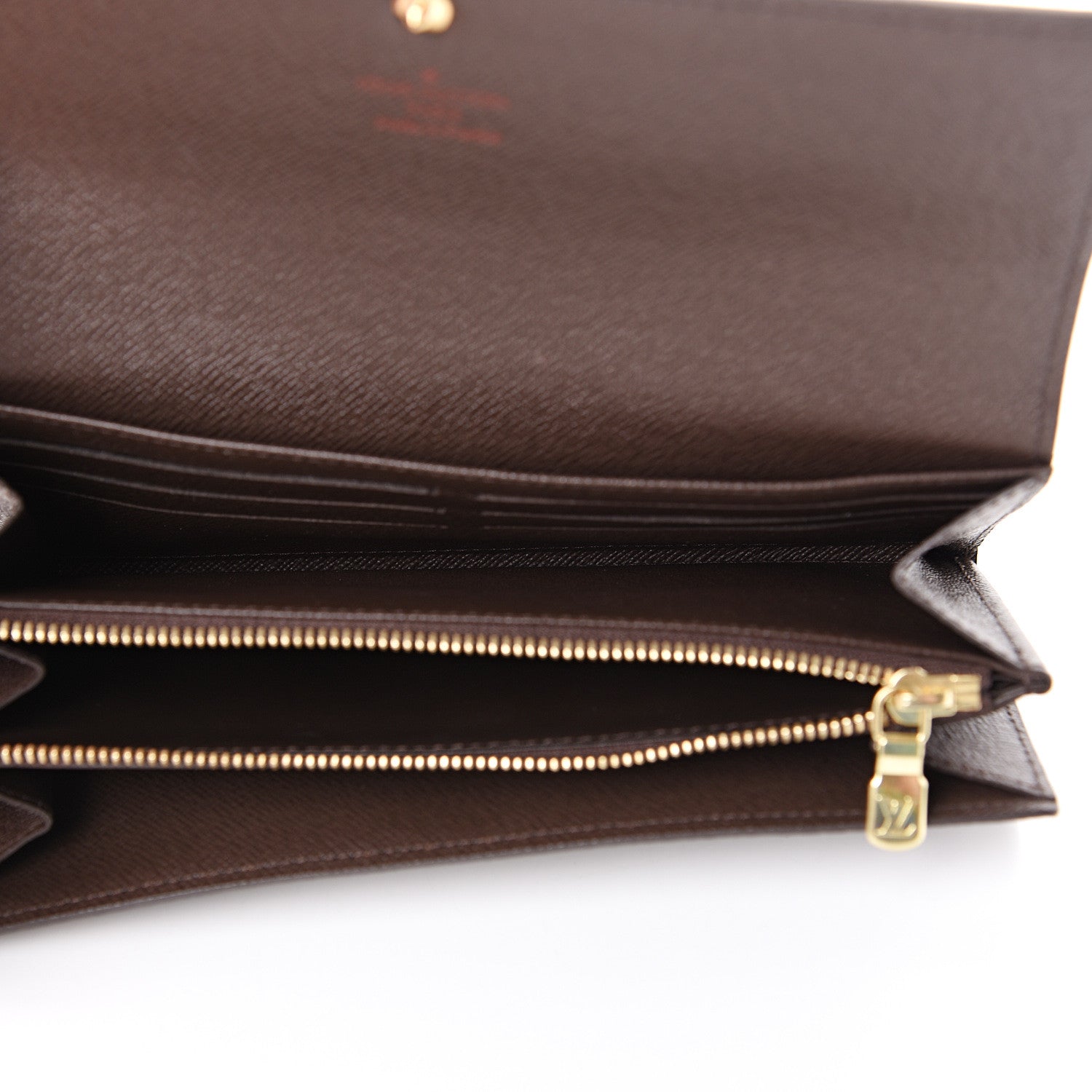 Louis Vuitton Damier Ebene Sarah Wallet 4 of 9