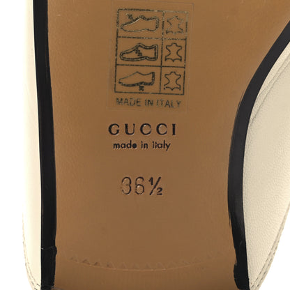 Gucci Malaga Kid Womens Princetown Slippers 36.5 Mystic White 8 of 9