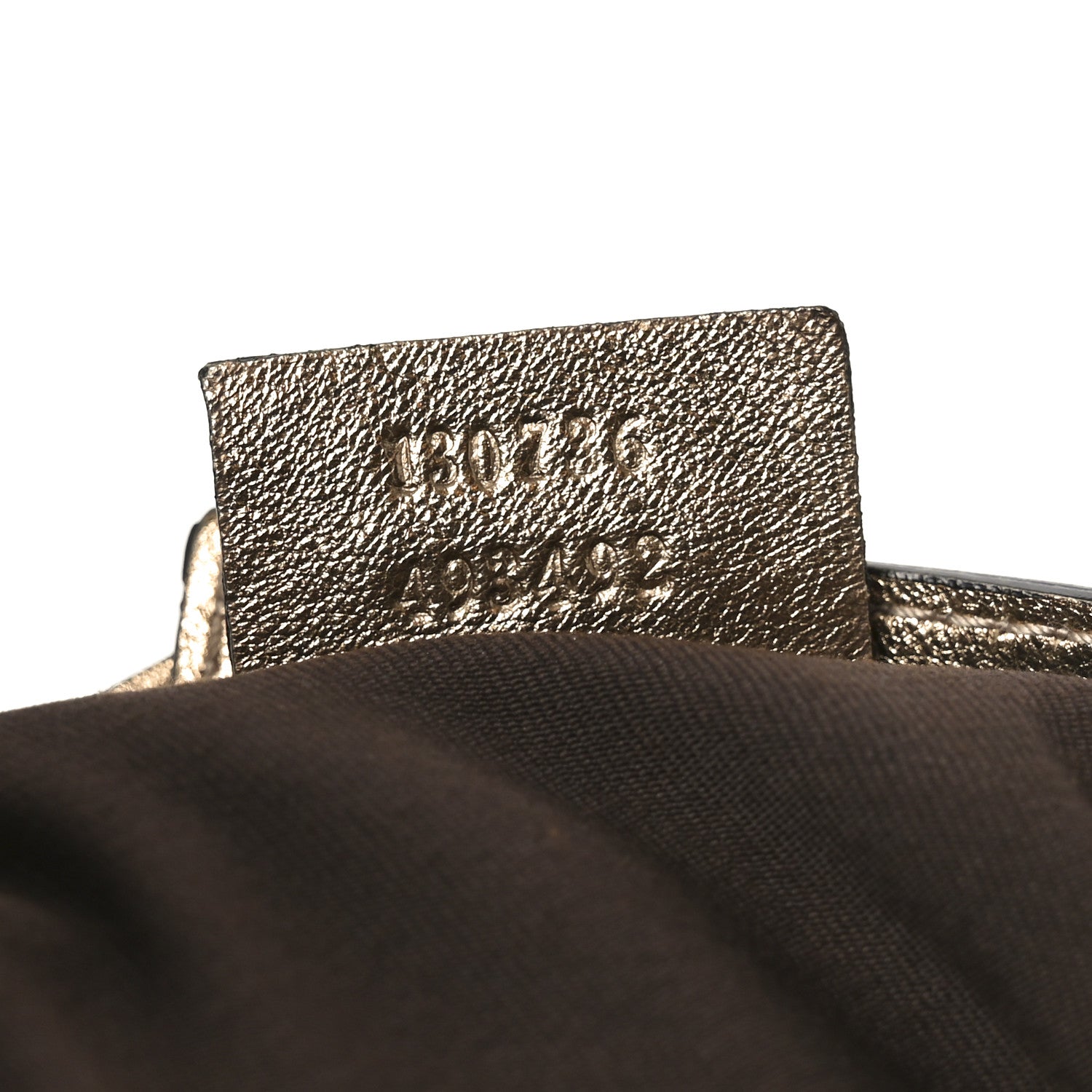 Gucci Satin Monogram Medium Abbey Shoulder Bag Bronze 7 of 10