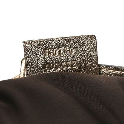 Gucci Satin Monogram Medium Abbey Shoulder Bag Bronze 7 of 10