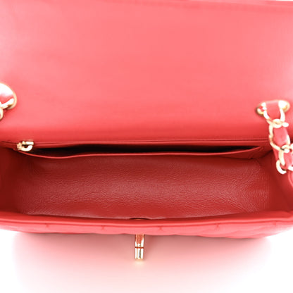 Chanel Caviar Quilted Mini Rectangular Flap Dark Pink 5 of 12