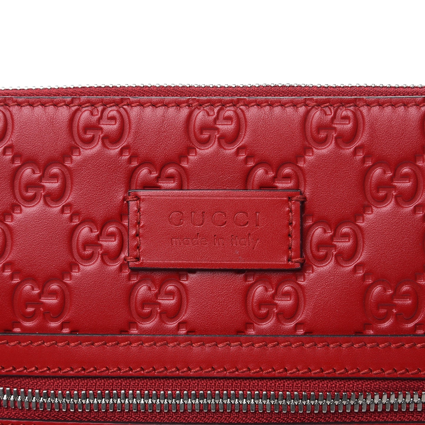 Guccissima Signature Small Messenger Bag Hibiscus Red
