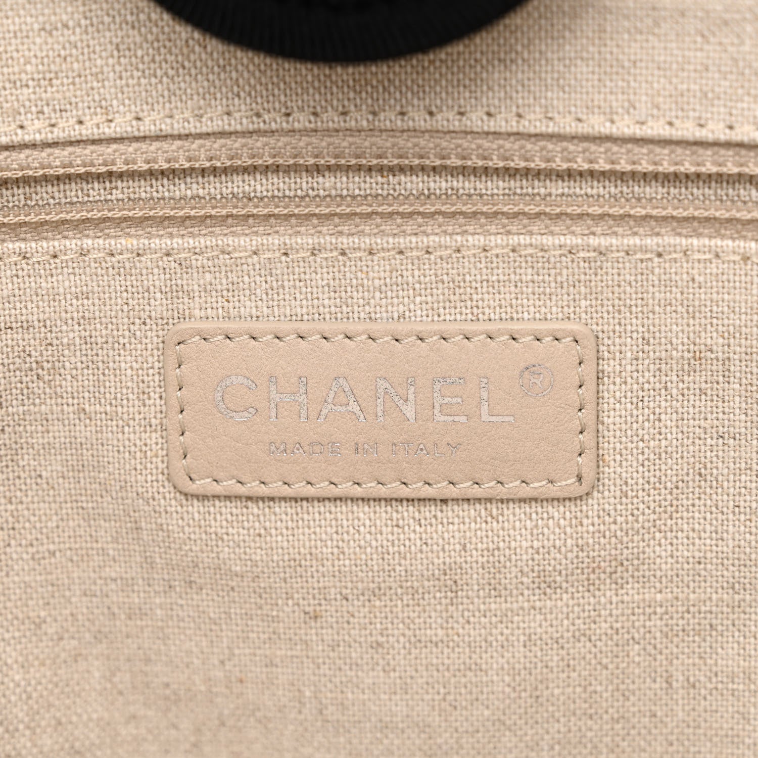 Chanel Mixed Fibers Small Deauville Tote Black 8 of 13