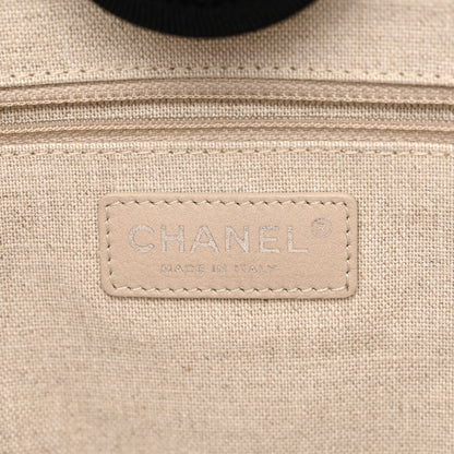 Chanel Mixed Fibers Small Deauville Tote Black 8 of 13
