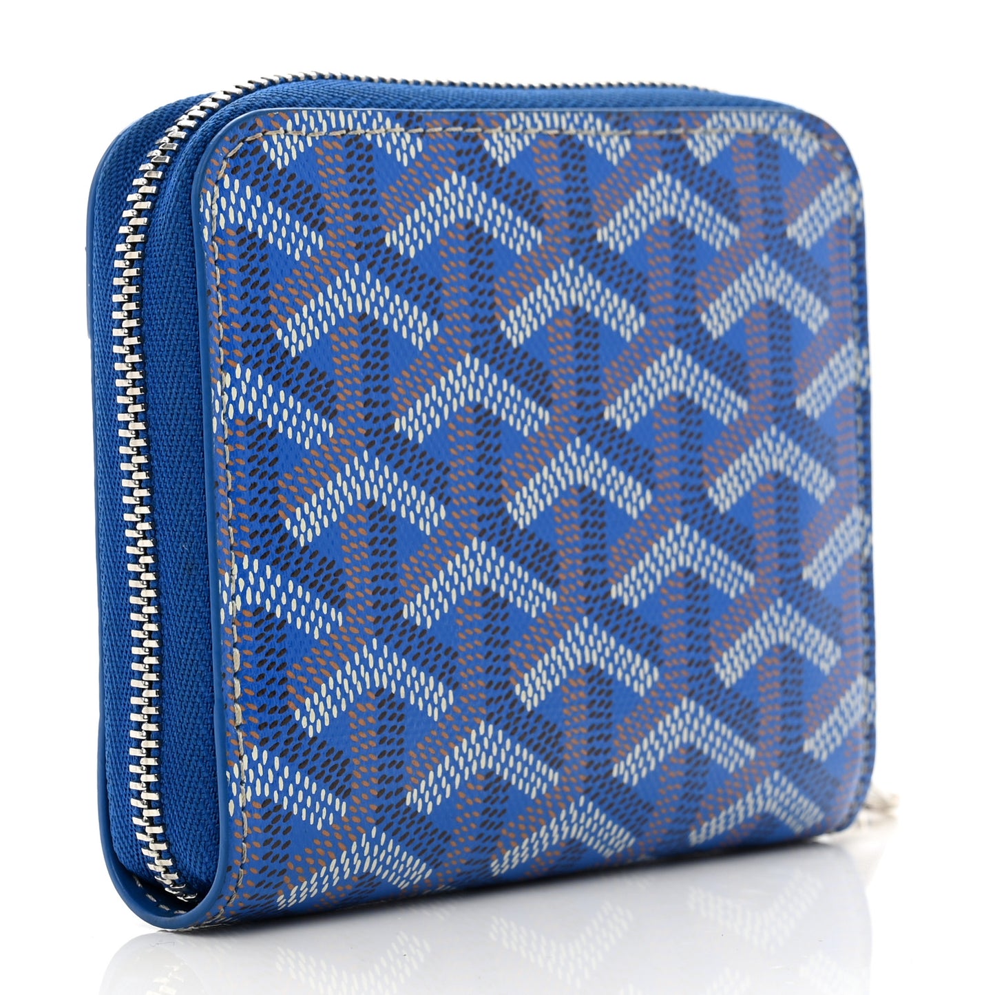 Goyardine Matignon PM Wallet Blue