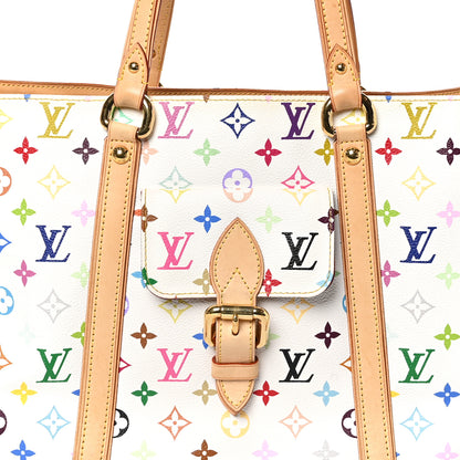 Louis Vuitton Monogram Multicolor Aurelia GM White 8 of 12