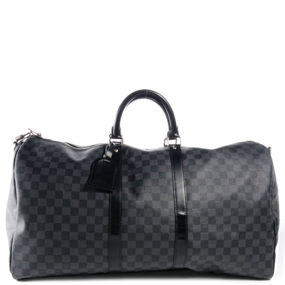 Louis Vuitton Damier Graphite Keepall Bandouliere 55 1 of 8