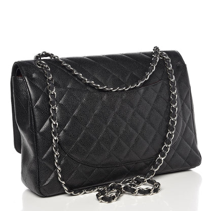 Chanel Caviar Quilted Maxi Double Flap Black 3 of 7