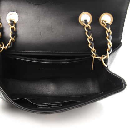 Chanel Caviar Quilted Medium CC Filigree Flap Black 6 of 13