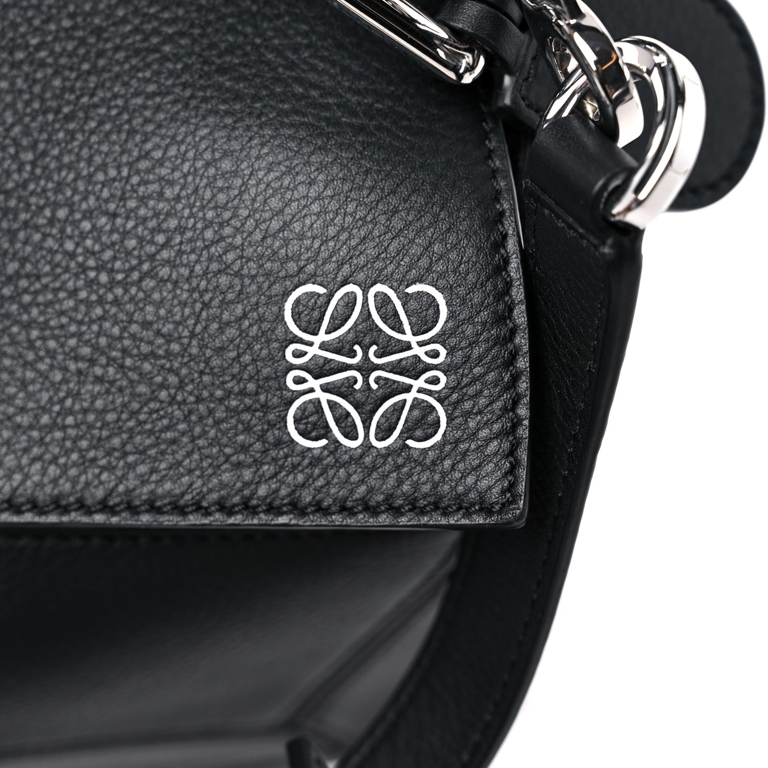 Loewe Calfskin Small Puzzle Bag Black 11 of 12