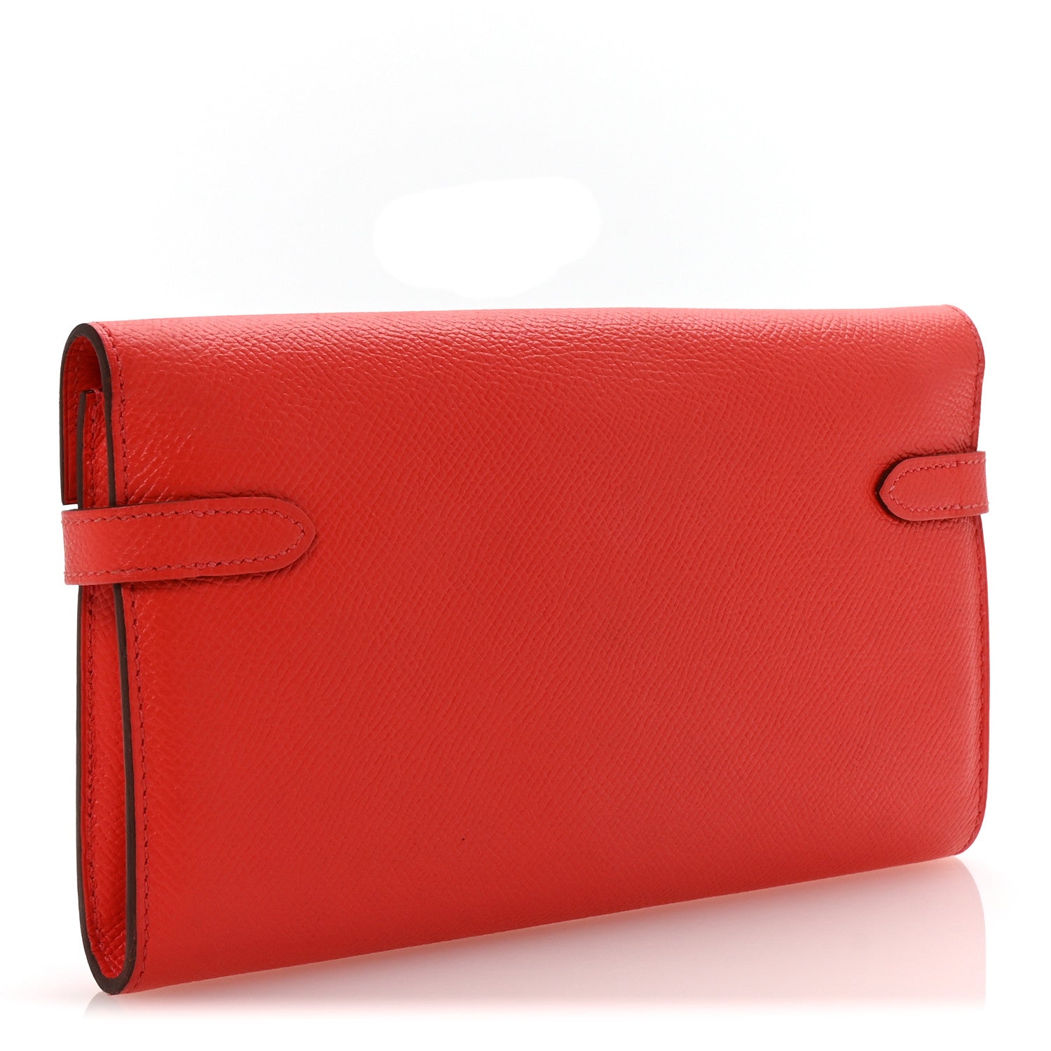 Hermes Epsom Kelly Longue Wallet Rose Jaipur 3 of 8