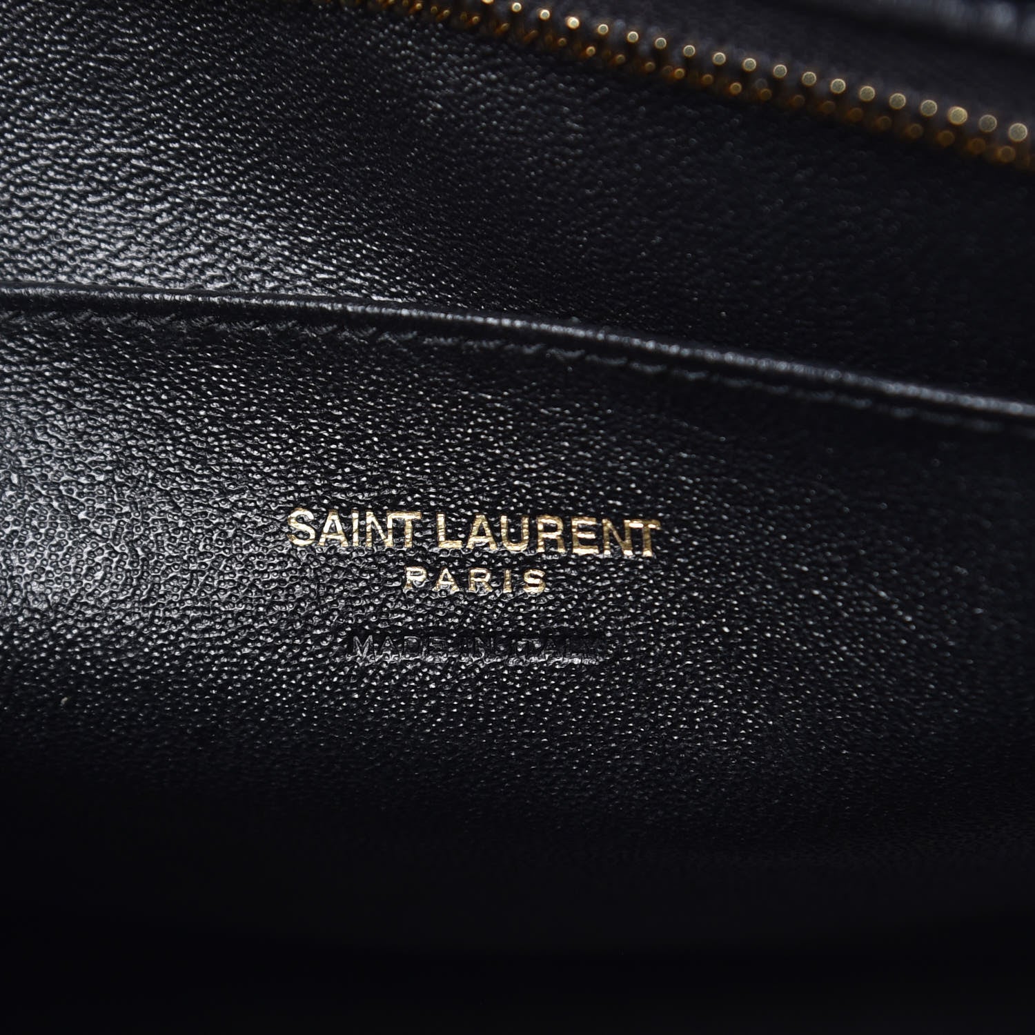 Saint Laurent Calfskin Monogram Baby Cabas Black 6 of 7