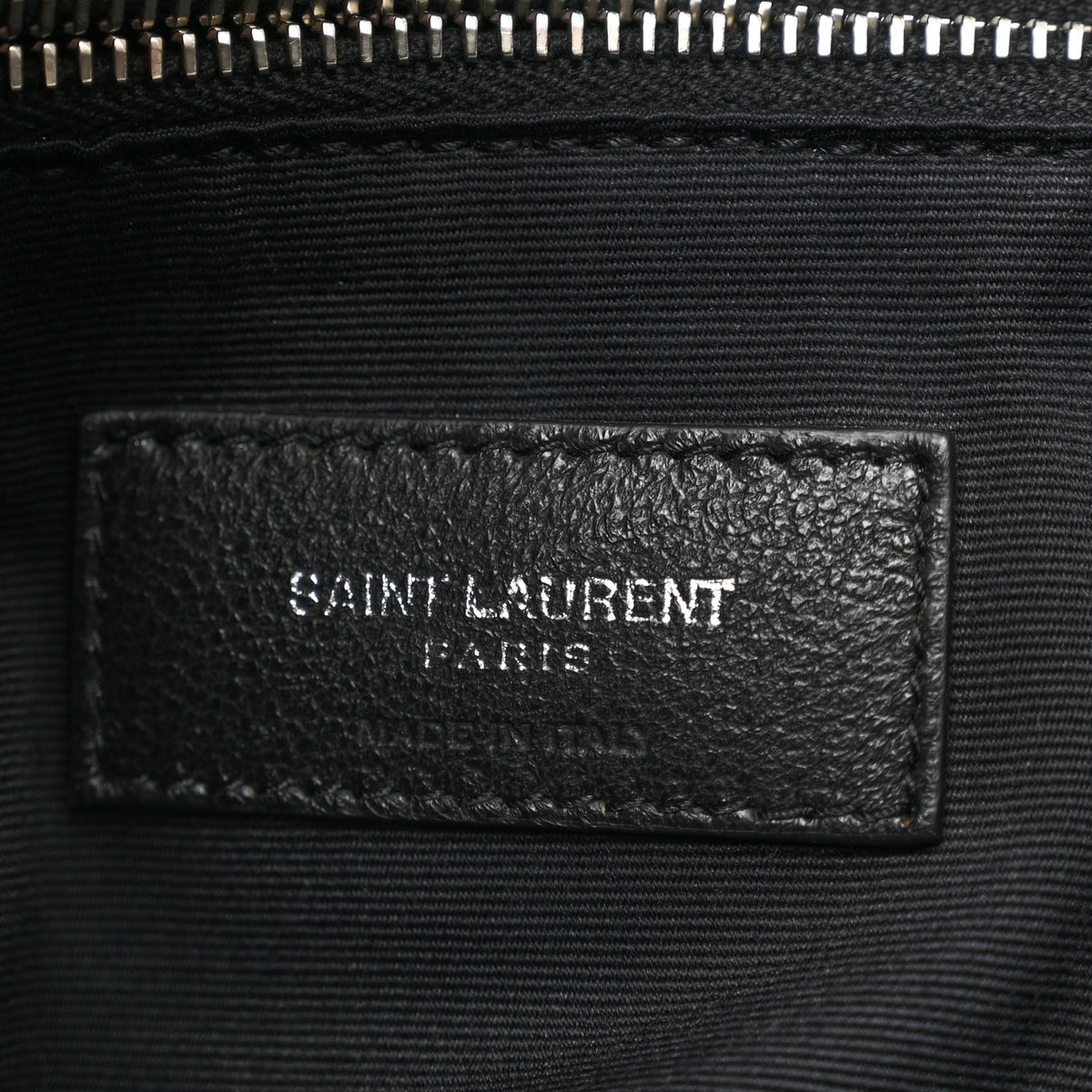 Saint Laurent Calfskin Y Quilted Monogram Large Loulou Chain Satchel Black 6 of 13
