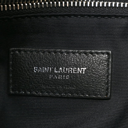 Saint Laurent Calfskin Y Quilted Monogram Large Loulou Chain Satchel Black 6 of 13