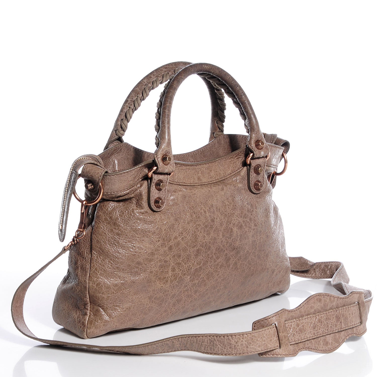Balenciaga Agneau Giant 12 Rose Gold Hardware Town Gris Poivre 5 of 12