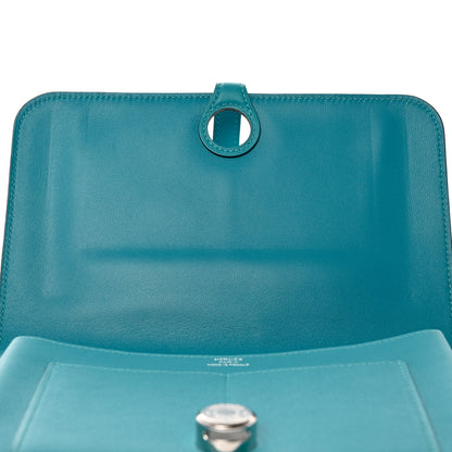 Hermes Swift Dogon Duo Wallet Turquoise 14 of 16