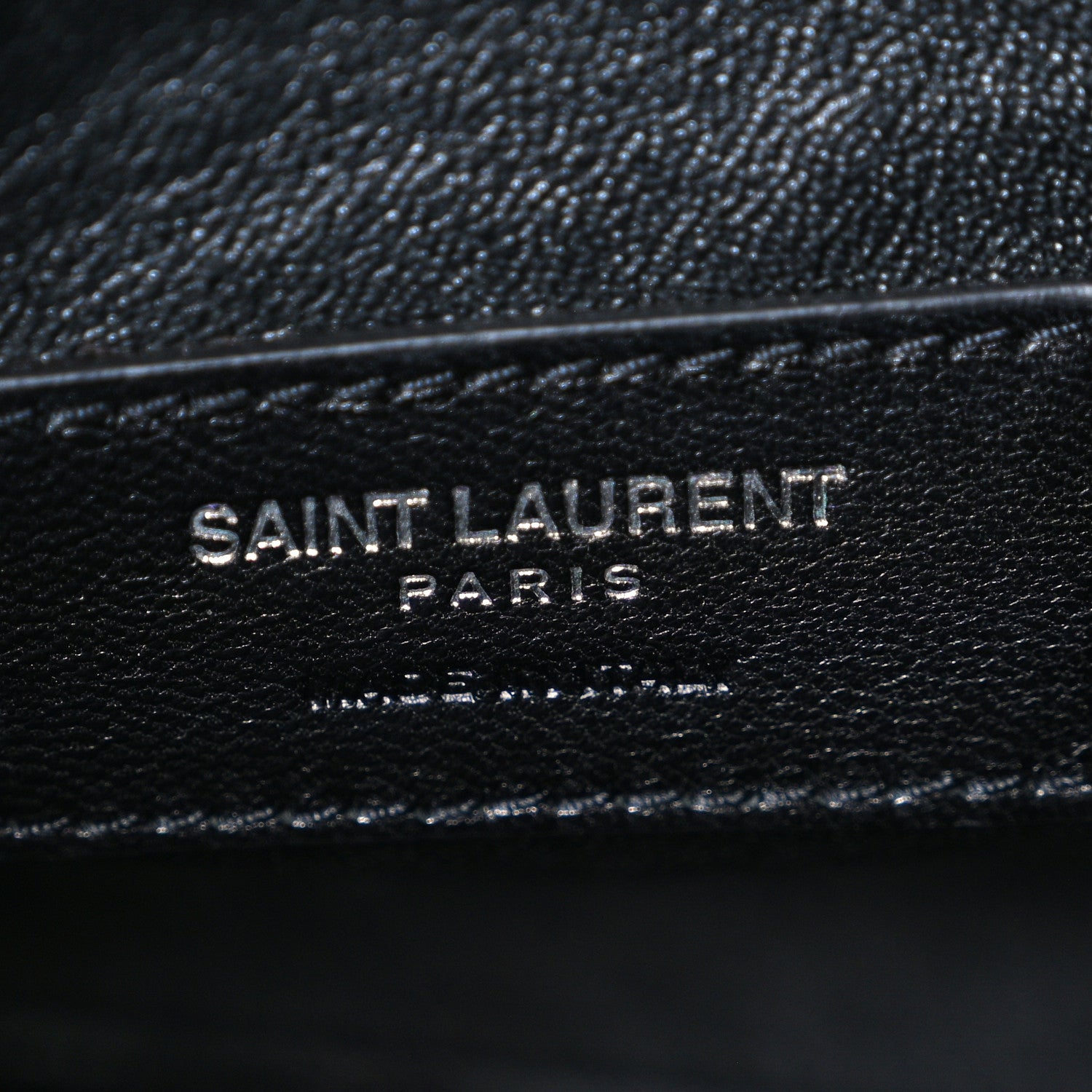 Saint Laurent Calfskin Love Patchwork Baby Sac De Jour Black 6 of 10