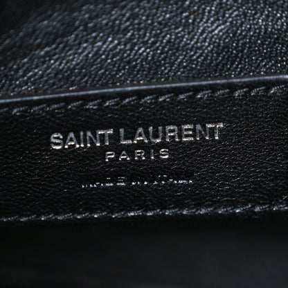Saint Laurent Calfskin Love Patchwork Baby Sac De Jour Black 6 of 10