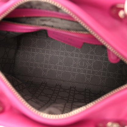 Christian Dior Lambskin Cannage Medium Lady Dior Pink 4 of 11