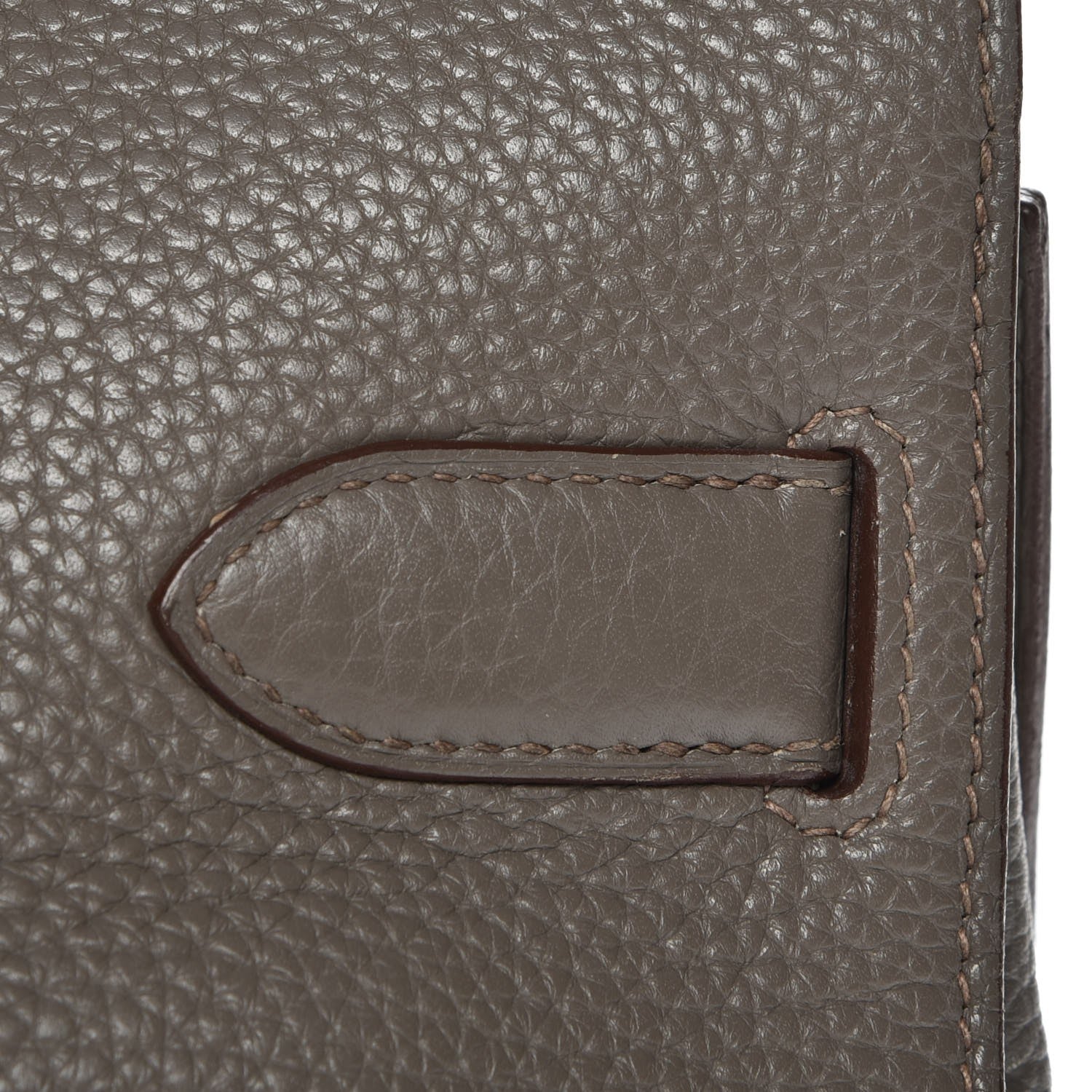 Hermes Taurillon Clemence Jypsiere 37 Etain 27 of 28