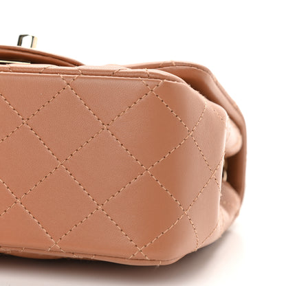 Chanel Lambskin Quilted Mini Square Flap Brown 9 of 9