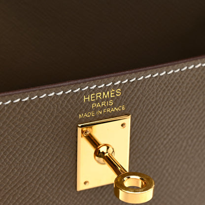 Hermes Epsom Kelly Sellier 25 Etoupe 6 of 11