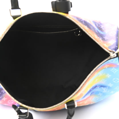 Louis Vuitton Monogram Sunset Keepall Bandouliere 50 Multicolor 5 of 9