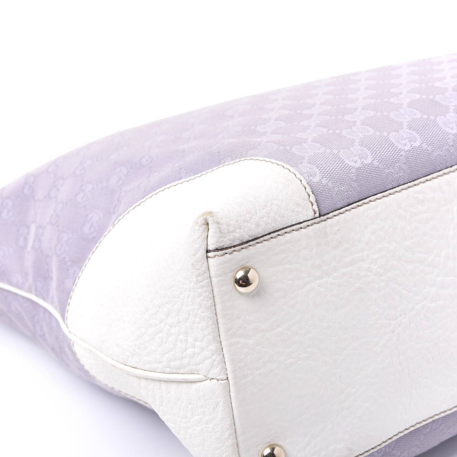 Gucci Monogram Tote Violet White 7 of 14