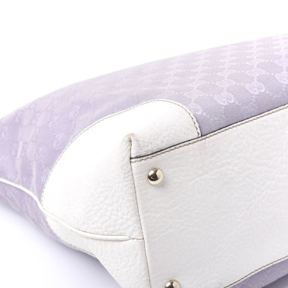 Gucci Monogram Tote Violet White 7 of 14