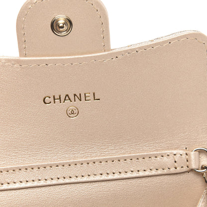Chanel Metallic Lambskin Quilted Flap Chain Waist Bag Gold 6 of 9