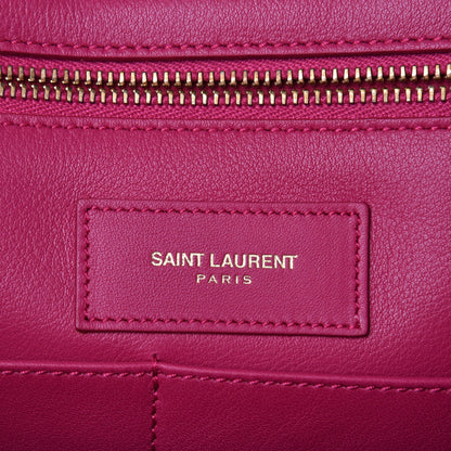 Saint Laurent Calfskin Medium Classic Y Cabas Fuchsia 7 of 8