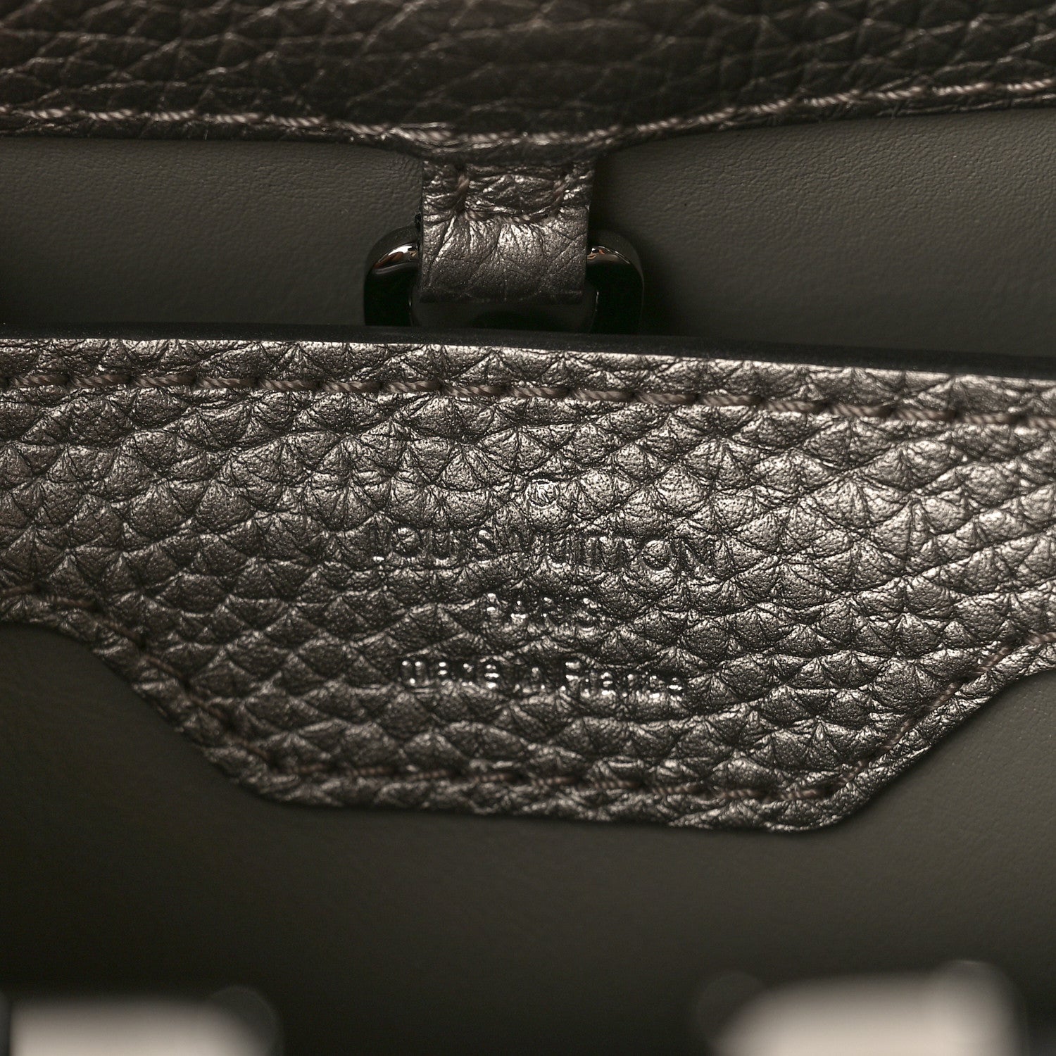 Louis Vuitton Metallic Calfskin Mini Capucines 6 of 8