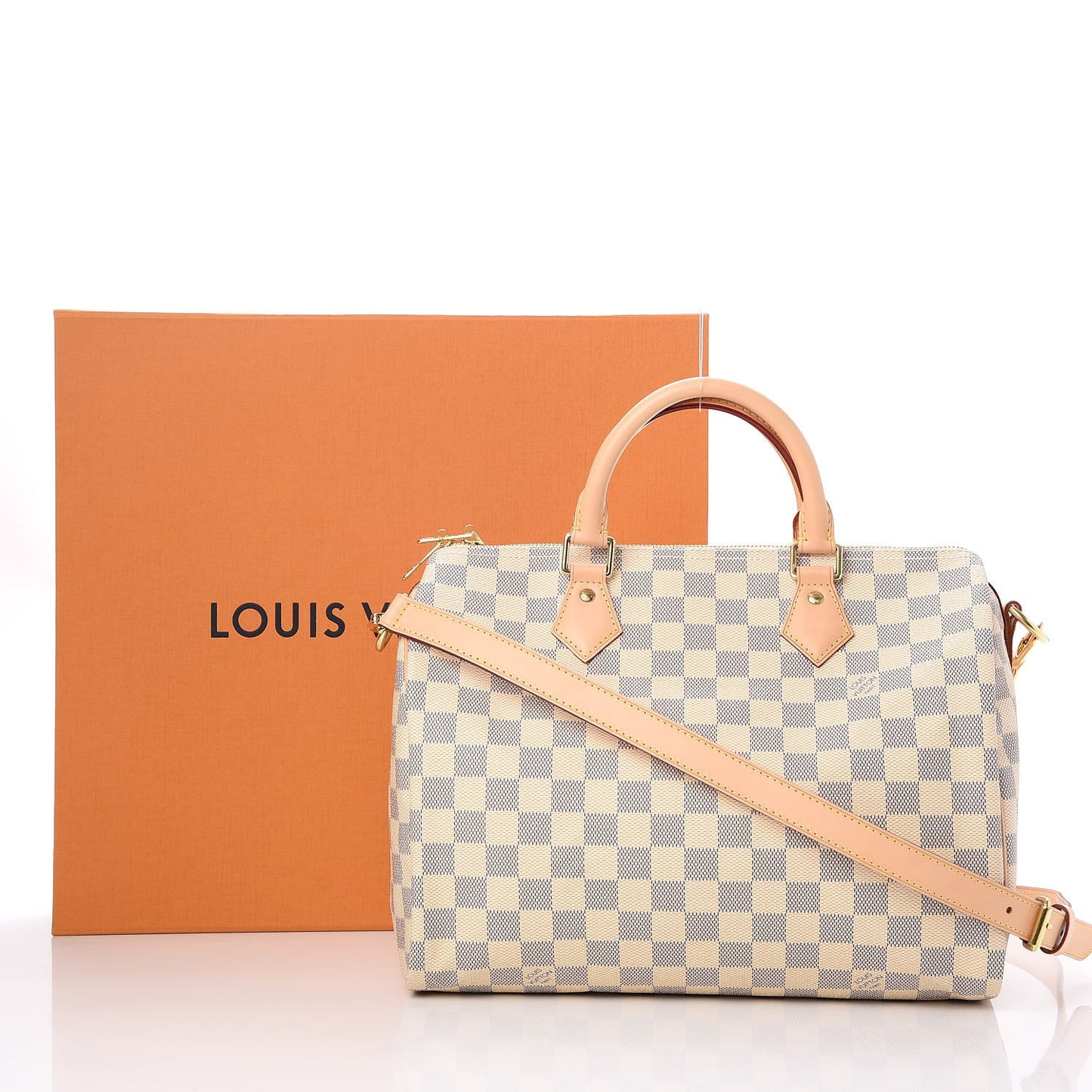 Damier Azur Speedy Bandouliere 30